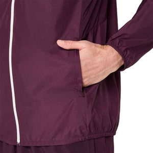 Asics Icon Jacket Men Dark Aubergine ג'קט אסיקס לגברים