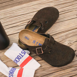 Birkenstock Boston BS Mocha כפכפי בירקנשטוק לנשים בוסטון מוקה