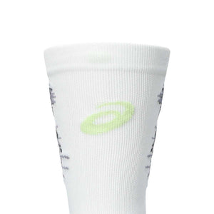 Asics Performance Run Crew Sock Unisex - Energy Aqua Foggy Teal Ill Yellow גרבי ריצה אסיקס