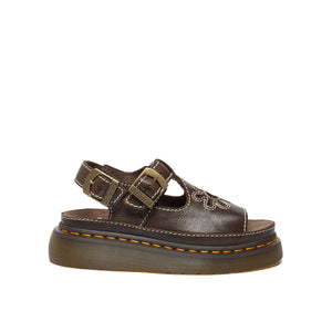 Dr. Martens Dunnet Flower Sandal Kelp Brown סנדלי ד"ר מרטינס