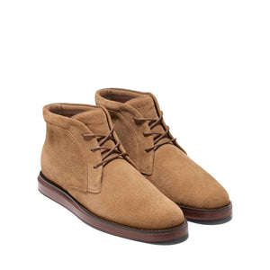 Cole Haan Men's Grand Neoclassic Flexcraft Chukka Boots Toasted Coconut Dark Natural מגפי קול האן לגברים