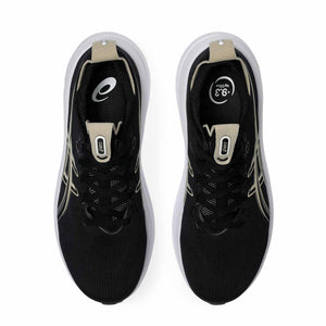 Asics Gel Nimbus 28 Wide 2E Men Black Feather Grey נעלי ריצה רחבות ג`ל נימבוס 28 לגברים