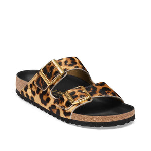 Birkenstock Arizona Fur Classic Leo כפכפי בירקנשטוק אריזונה מנומר לנשים