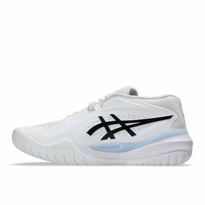 Asics Gel Resolution X Men White Black נעלי טניס ג`ל רזולושיין לגברים