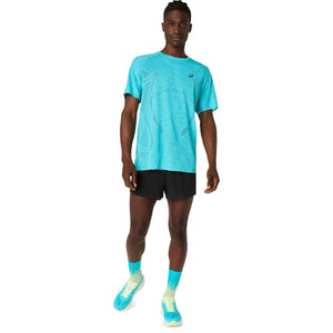 Asics Metarun SS Top Men Energy Aqua חולצת ריצה לגברים