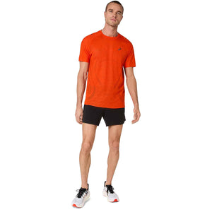 Asics Metarun SS Top Men Cherry Tomato חולצת ריצה לגברים