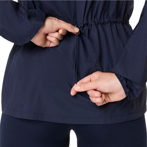 Asics Road Packable Jacket Women Midnight ג'קט ריצה מתקפל לנשים