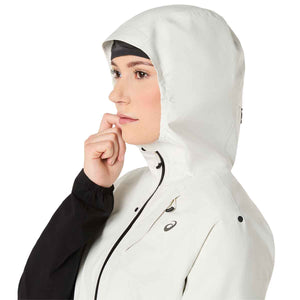 Asics Metarun Legend Jacket Women Black Cream ג'קט ריצה לנשים