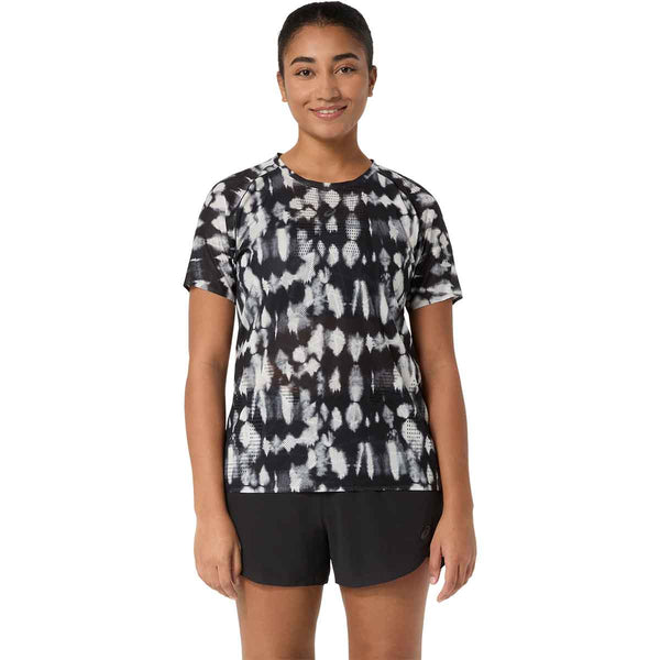 Asics Metarun SS Top Women Cream Performance Black חולצת ריצה לנשים