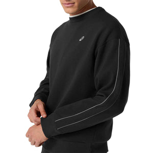 Asics Track Club Heritage Crew Neck Top Graphite Grey קפוצ'ון יוניסקס