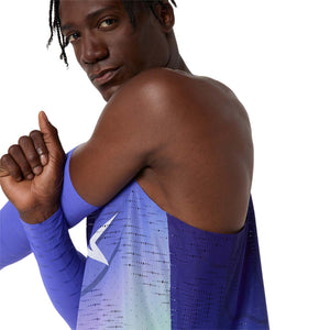 Asics Metaspeed Singlet Men Cobalt Burst גופית ריצה לגברים