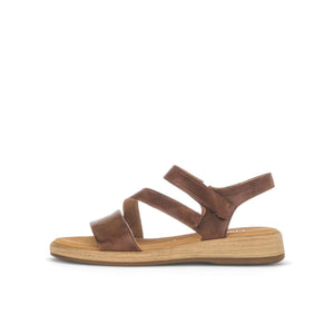 Gabor brown strappy sandal סנדלי גאבור לנשים
