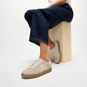 Fit Flop The Dash FF Sneaker T-Toe - Hazy Taupe Egret סניקרס פיט פלופ נשים