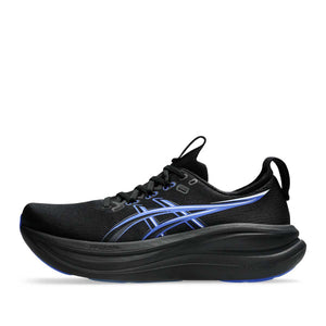Asics Gel Nimbus 28 Men Black Neon Blue נעלי ריצה אסיקס גברים