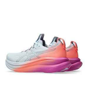 Asics Gel Nimbus 28 Sunny Sizzle Women Sky Digital Sakura נעלי ריצה ג`ל נימבוס 28 לנשים