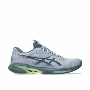 Asics Solution Speed FF 4 Men Grey Blue Ironclad נעלי טניס סולושיין ספיד 4 לגברים