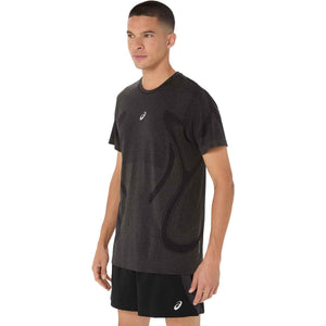 Asics Road Seamless SS Top Men Performance Black חולצת ריצה לגברים