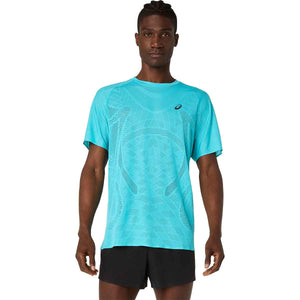 Asics Metarun SS Top Men Energy Aqua חולצת ריצה לגברים