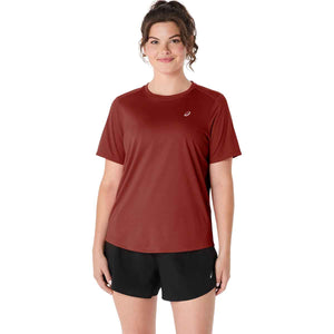 Asics Core SS Top Women Singed Red חולצת ריצה לנשים