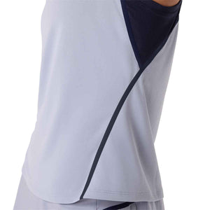 Asics Match Tank Women Grey Blue גופיית טניס לנשים
