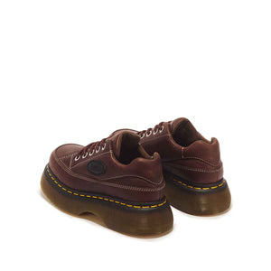 Dr. Martens Buzz 5-Eye Grizzly Leather Shoes Dark Brown נעלי ד"ר מרטנס לנשים