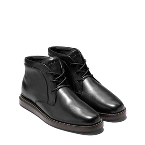 Cole Haan Grand Neoclassic Flexcraft Chukka Boots Black Dark Brown מגפי קול האן לגברים