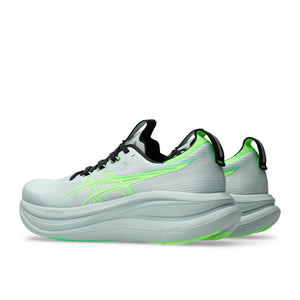 Asics Gel Nimbus 28 Men Cold Moss Illuminate Green נעלי ריצה ג`ל נימבוס 28 לגברים