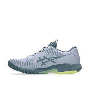 Asics Solution Speed FF 4 Men Grey Blue Ironclad נעלי טניס סולושיין ספיד 4 לגברים