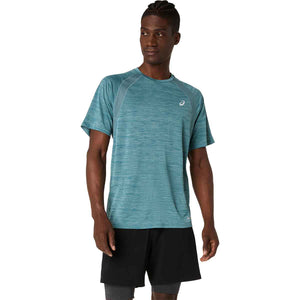 Asics Road SS Top Men Foggy Teal חולצת ריצה לגברים