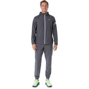 Asics Icon Jacket Men Carrier Grey ג'קט ריצה לגברים