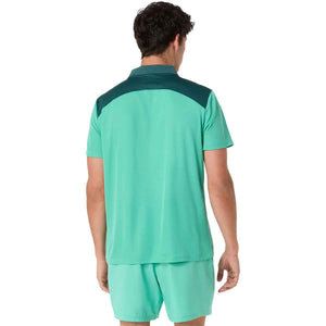 Asics Court Polo Men Aurora Green חולצת פולו טניס לגברים