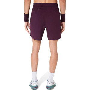 Asics Game 7In Short Men Dark Aubergine מכנסי טניס לגברים