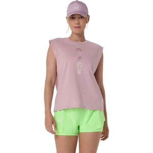 Asics Game Seasonal Graphic Top Women Morganite גופיית טניס לנשים
