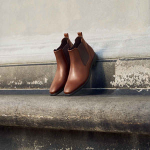 Ecco Melbourne Camel מגפיים לגברים אקו
