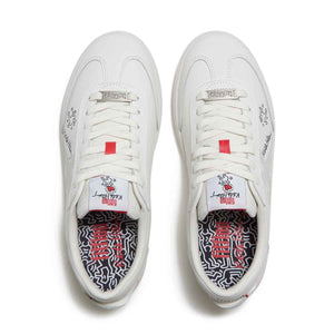 Fit Flop X Keith Haring The Dash FF Trainers Urban White סניקרס פיטפלופ לנשים