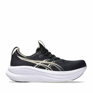 Asics Gel Nimbus 28 Women Black Feather Grey נעלי ריצה ג`ל נימבוס 28 לנשים