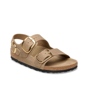 Birkenstock Milano Big Buckle Tabacco Brown סנדלי בירקנשטוק מילאנו לנשים