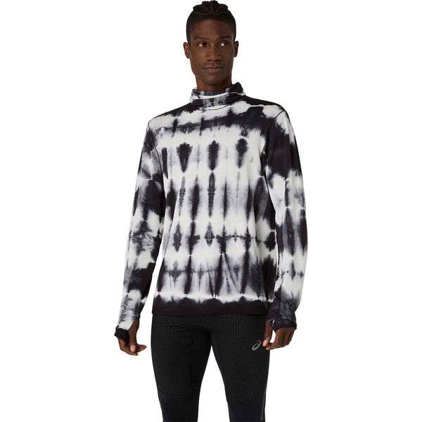 Asics Road Winter Insulate LS Top Men Cream Performance Black ג'קט אסיקס ריצה לגברים