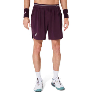 Asics Game 7In Short Men Dark Aubergine מכנסי טניס לגברים