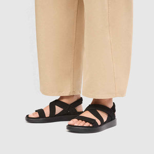Ecco Soft Sandal W Black סנדלי אקו לנשים סופט שחור