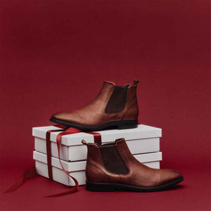 Ecco Melbourne Camel מגפיים לגברים אקו