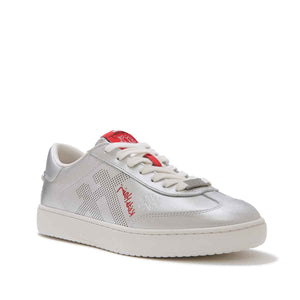 Fit Flop X Keith Haring The Dash FF Trainers Metallic Silver סניקרס פיטפלופ לנשים