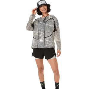 Asics Limited Series Wind Breaker Jacket Women Cream ג'קט ריצה לנשים