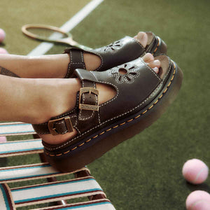 Dr. Martens Dunnet Flower Sandal Kelp Brown סנדלי ד"ר מרטינס