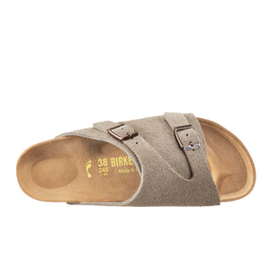 Birkenstock Zurich Taupe Suede כפכפי בירקנשטוק ציריך לנשים