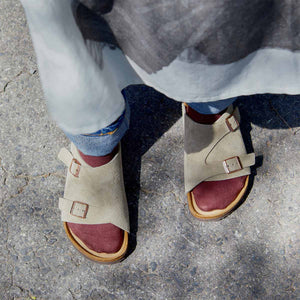 Birkenstock Zurich Taupe Suede כפכפי בירקנשטוק ציריך לנשים