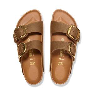 Birkenstock Arizona Antik Brown Big Buckel Cognac בירקנשטוק כפכפי אריזונה לנשים