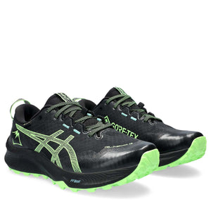 Asics Gel Trabuco 12 GTX Men Black Illuminate Green נעלי ריצה ג'ל טרבוקו 12 לגברים