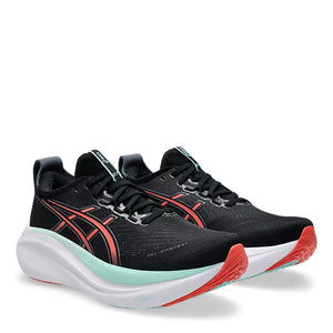 Asics Gel Nimbus 27 Men Black Coral Reef אסיקס נימבוס 27 לגברים