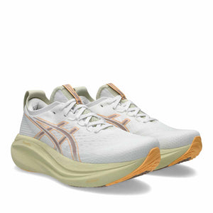 Asics Gel Nimbus 27 Men White Fawn נעלי ריצה ג`ל נימבוס 27 לגברים